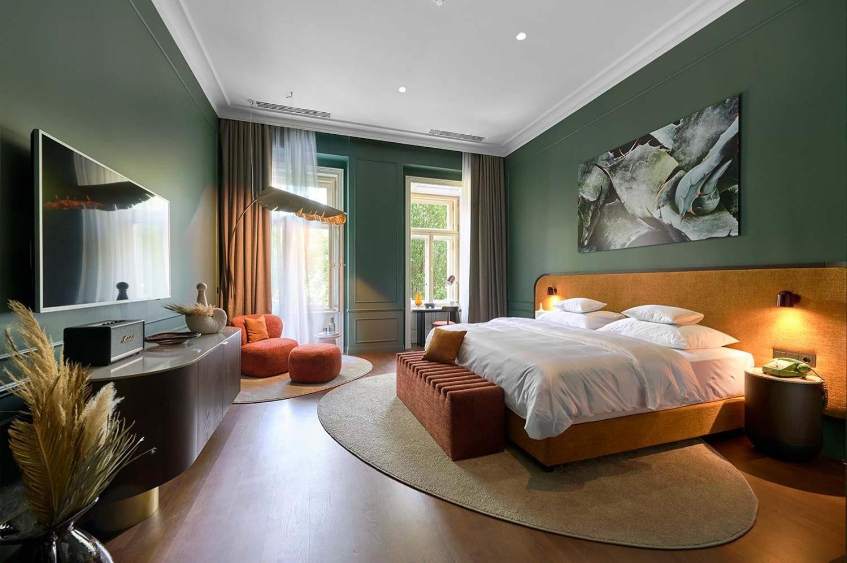 Verno House Budapest, Vignette Collection By Ihg Zewnętrze zdjęcie A bedroom at the hotel